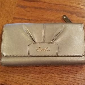 Coach bronze wallet